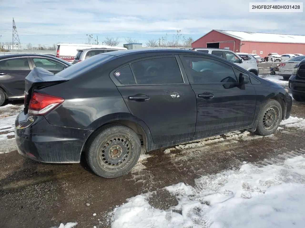 2HGFB2F48DH031428 2013 Honda Civic Lx