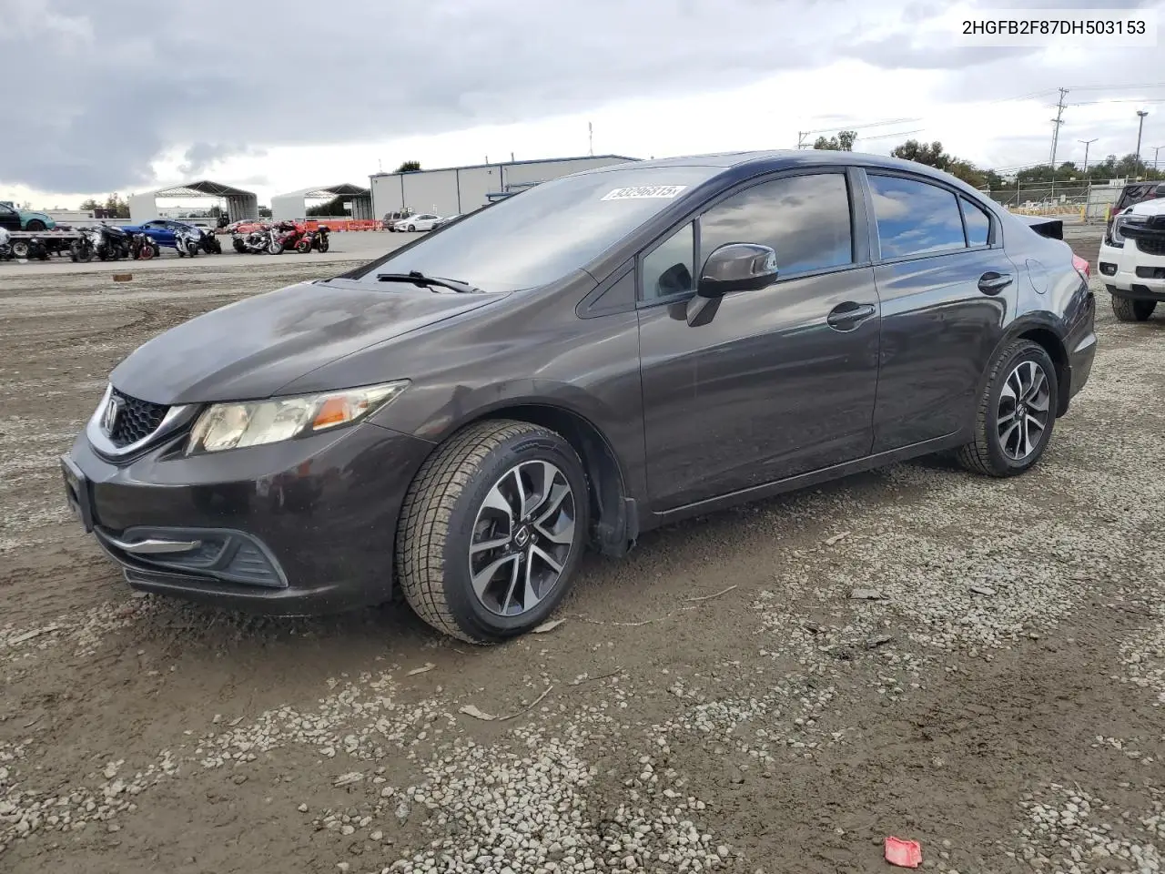 2HGFB2F87DH503153 2013 Honda Civic Ex