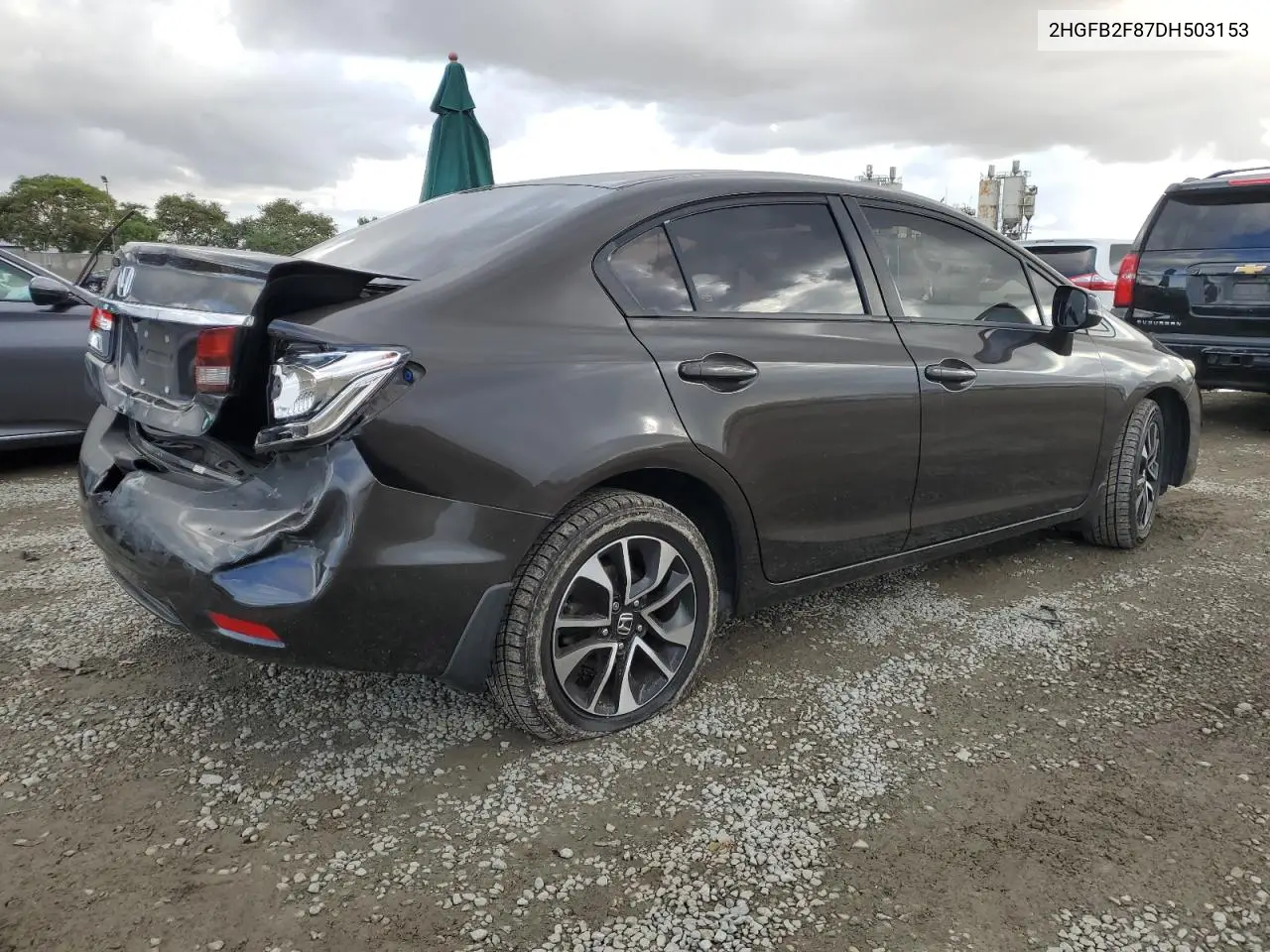 2HGFB2F87DH503153 2013 Honda Civic Ex