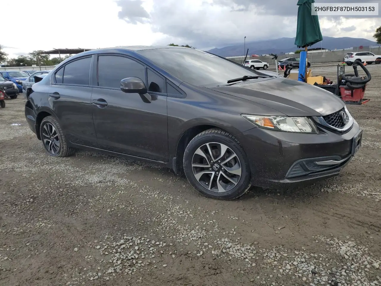 2HGFB2F87DH503153 2013 Honda Civic Ex