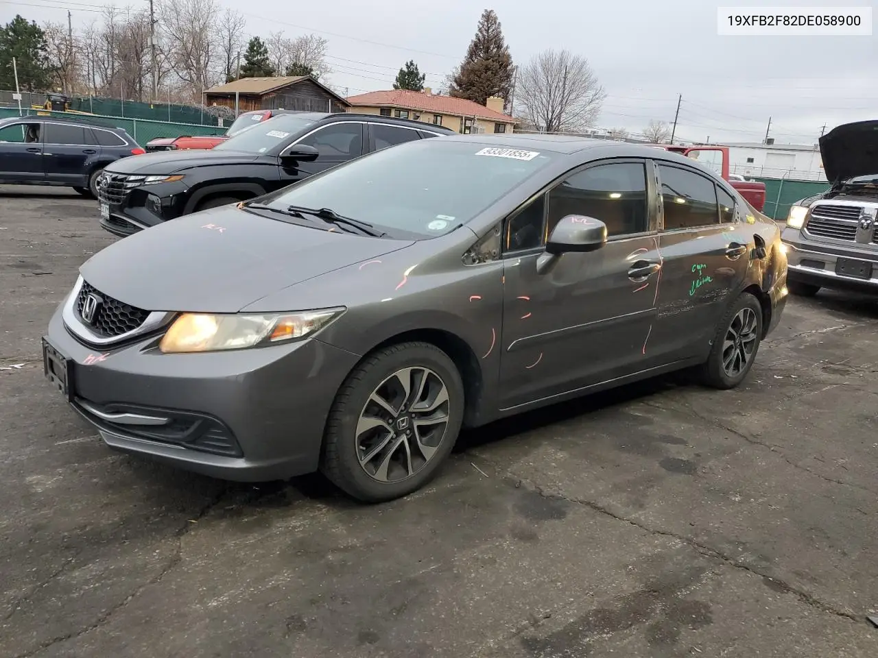 19XFB2F82DE058900 2013 Honda Civic Ex