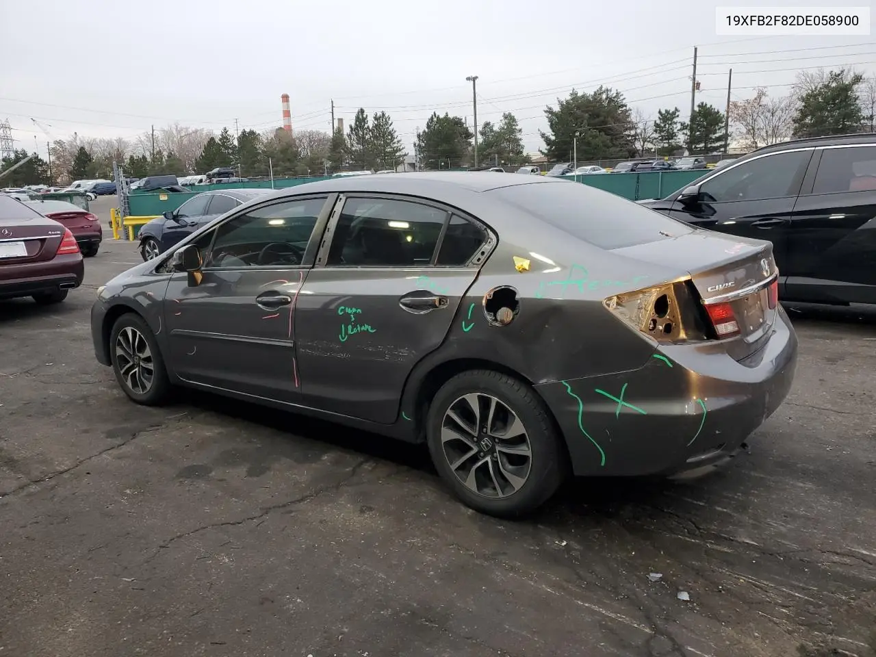 19XFB2F82DE058900 2013 Honda Civic Ex