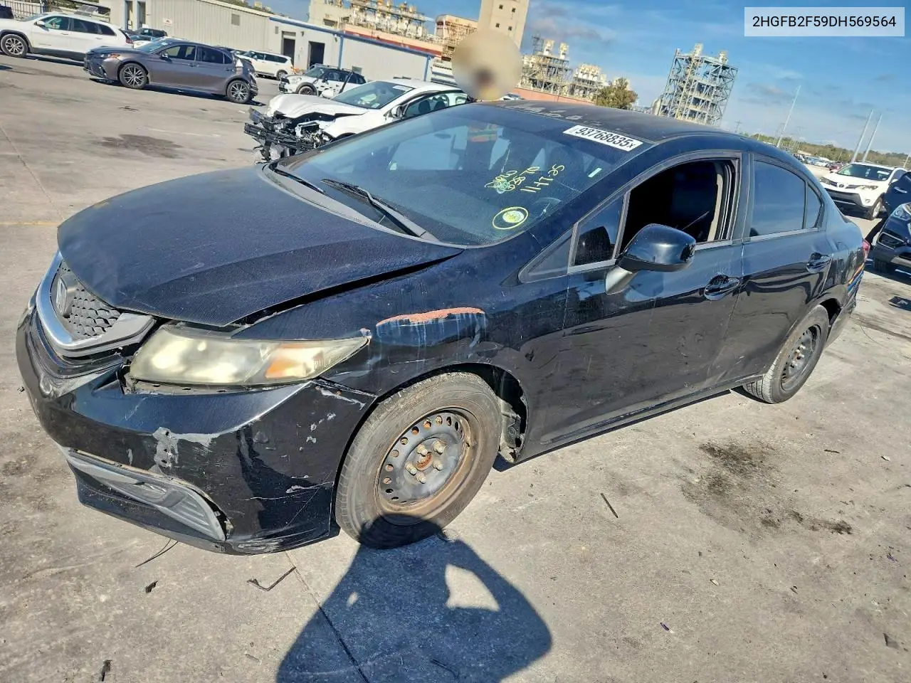 2HGFB2F59DH569564 2013 Honda Civic Lx