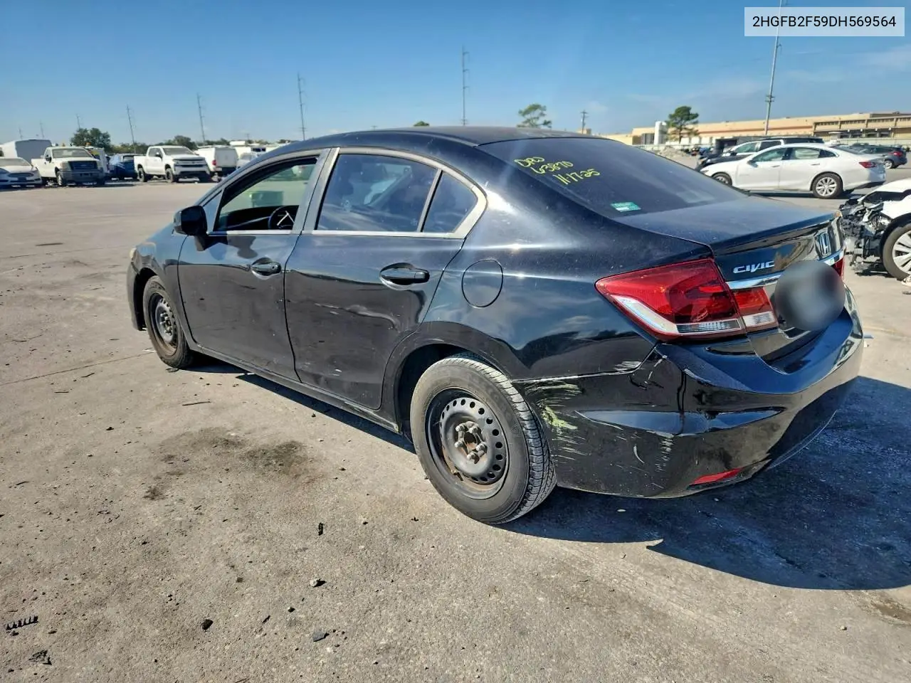 2HGFB2F59DH569564 2013 Honda Civic Lx