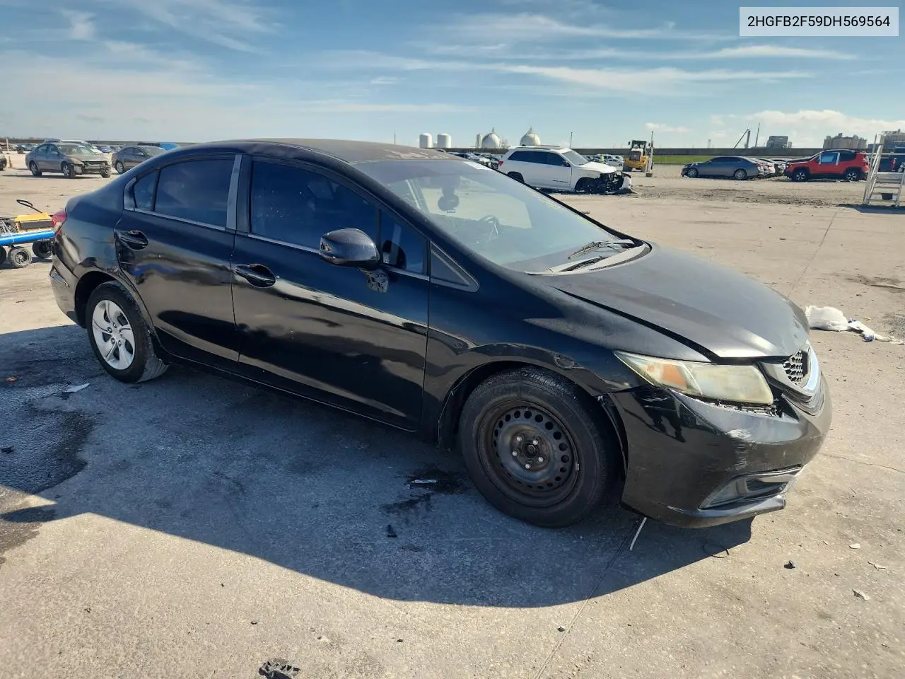 2HGFB2F59DH569564 2013 Honda Civic Lx