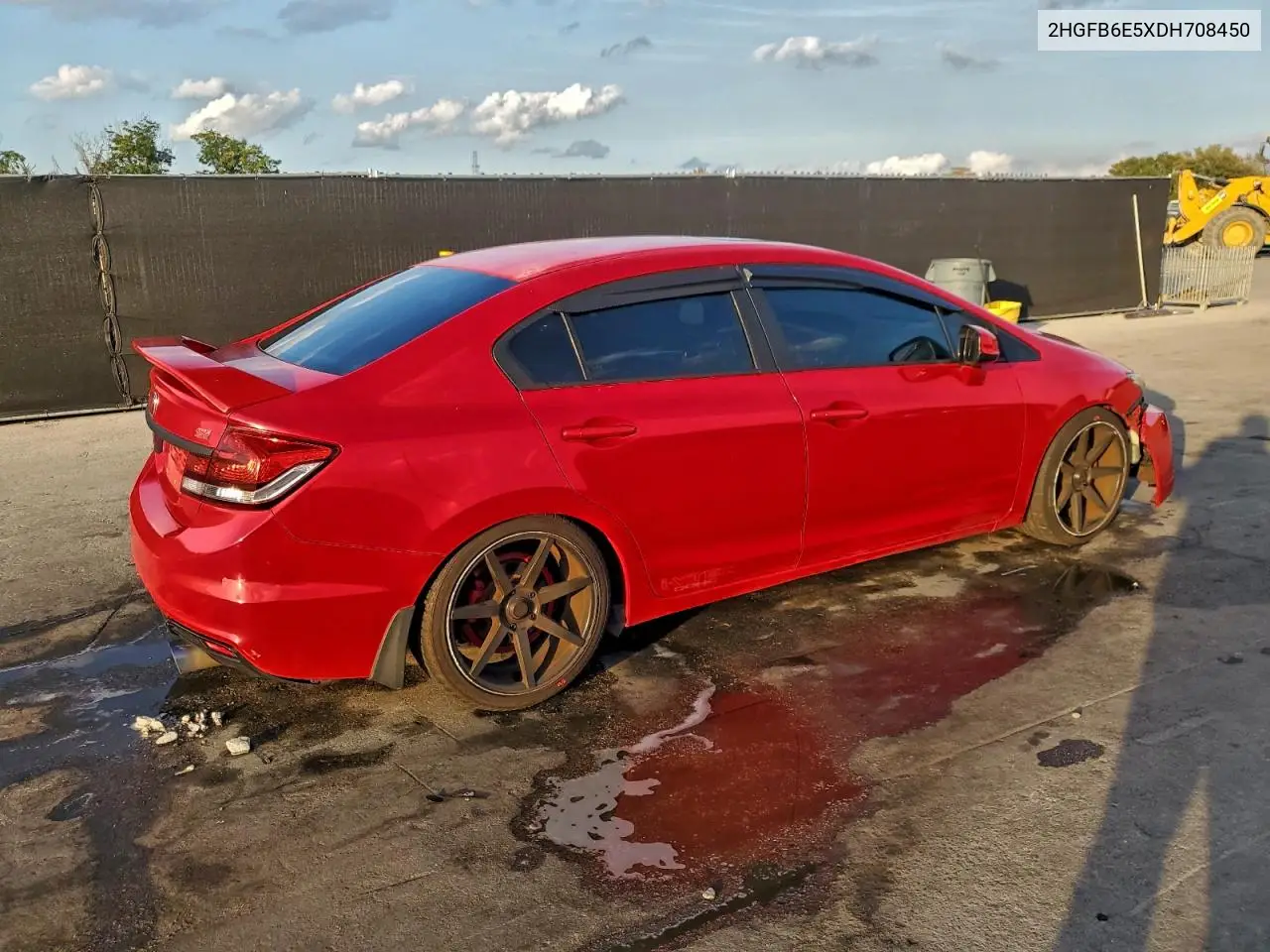 2HGFB6E5XDH708450 2013 Honda Civic Si