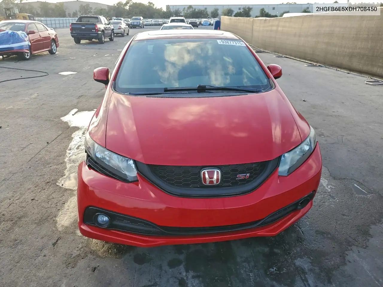 2HGFB6E5XDH708450 2013 Honda Civic Si