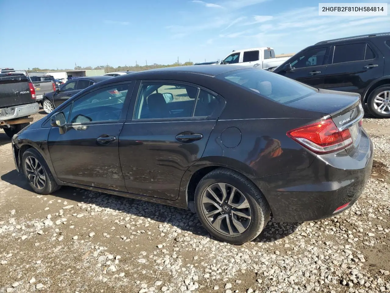 2HGFB2F81DH584814 2013 Honda Civic Ex