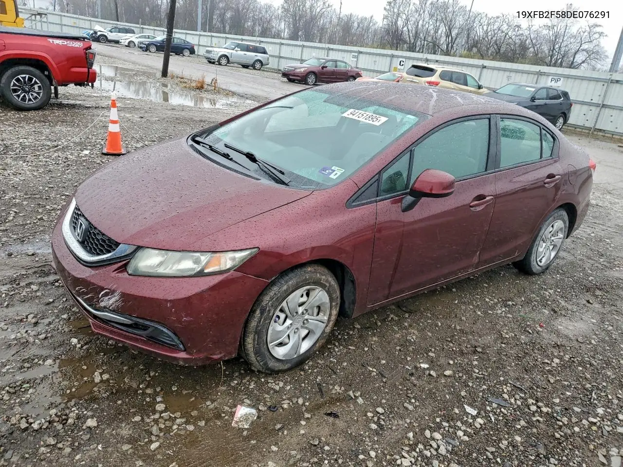 19XFB2F58DE076291 2013 Honda Civic Lx