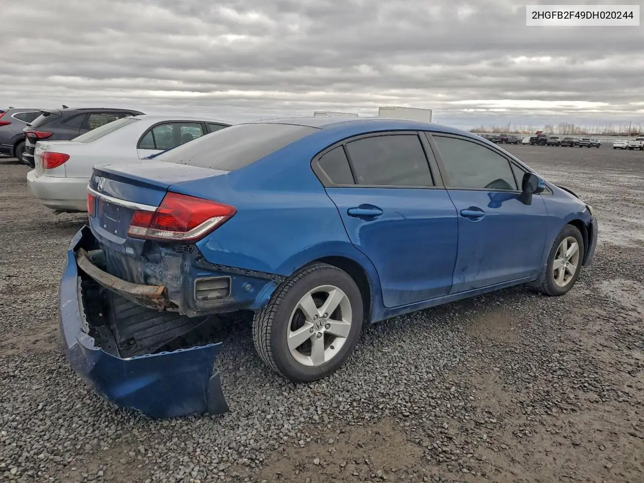 2HGFB2F49DH020244 2013 Honda Civic Lx