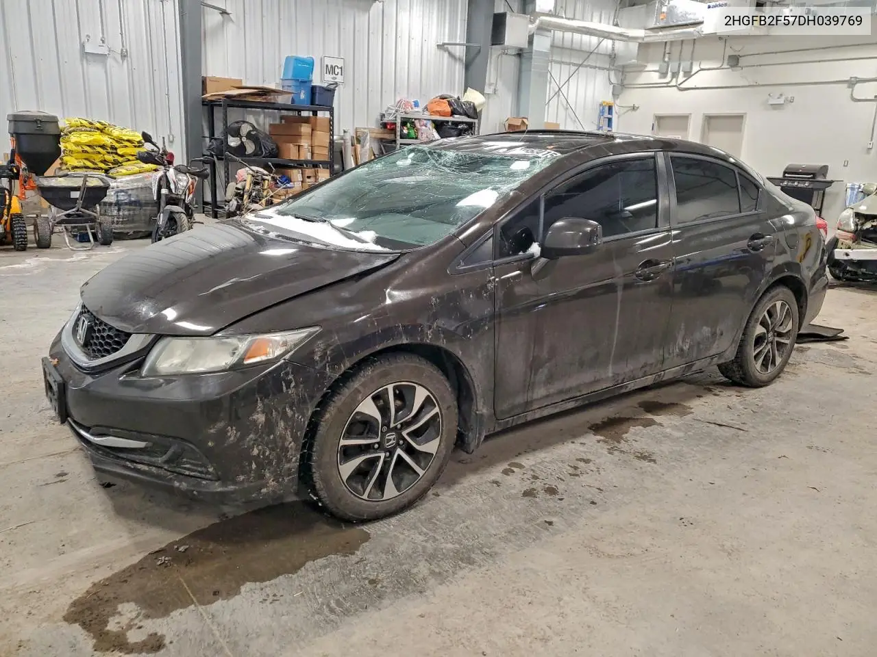 2HGFB2F57DH039769 2013 Honda Civic Lx