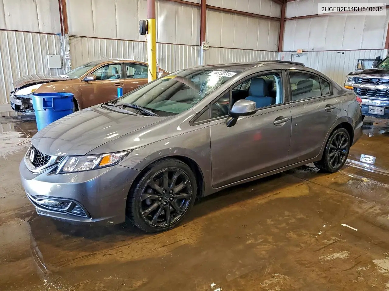 2HGFB2F54DH540635 2013 Honda Civic Lx