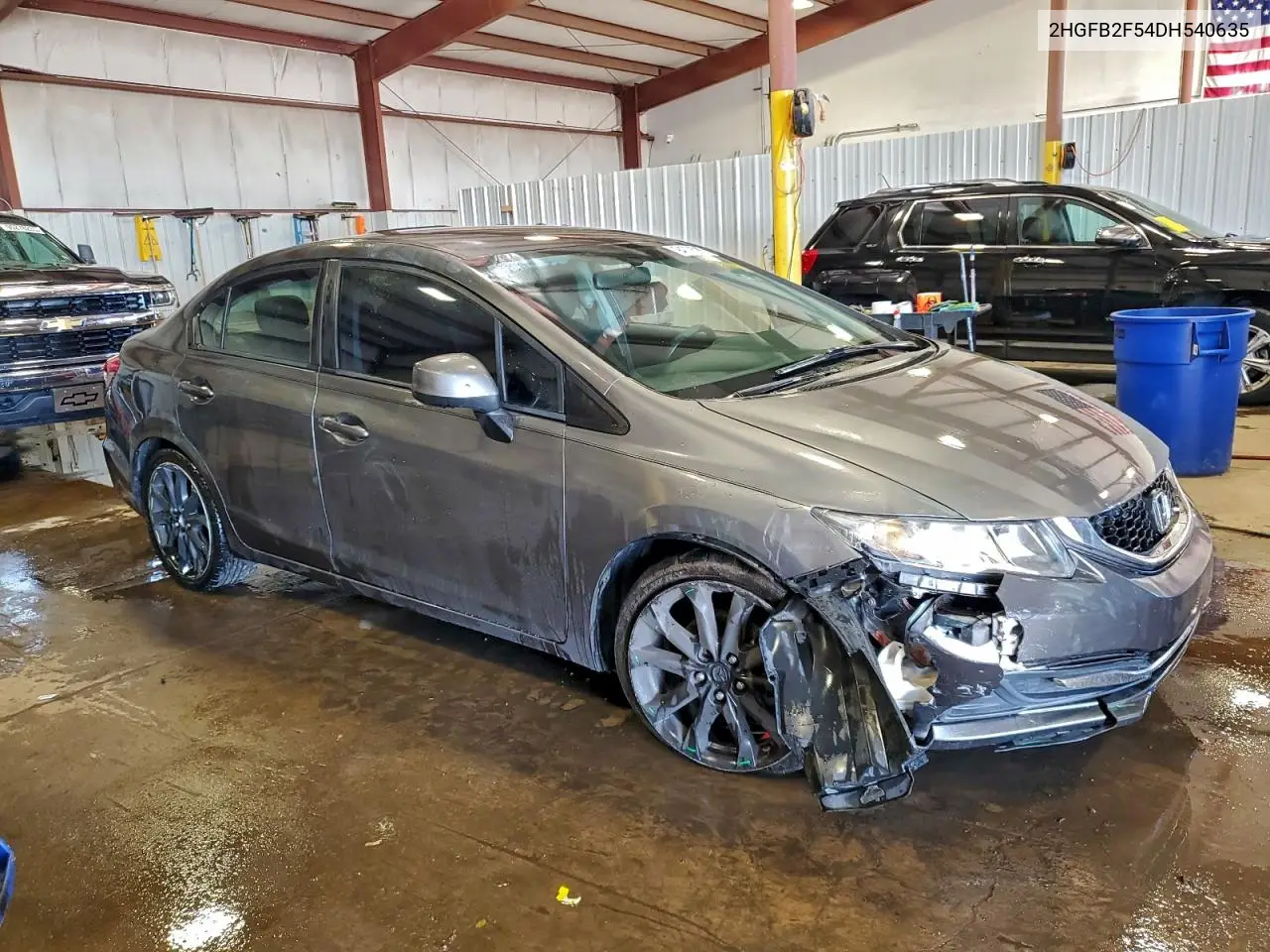 2HGFB2F54DH540635 2013 Honda Civic Lx