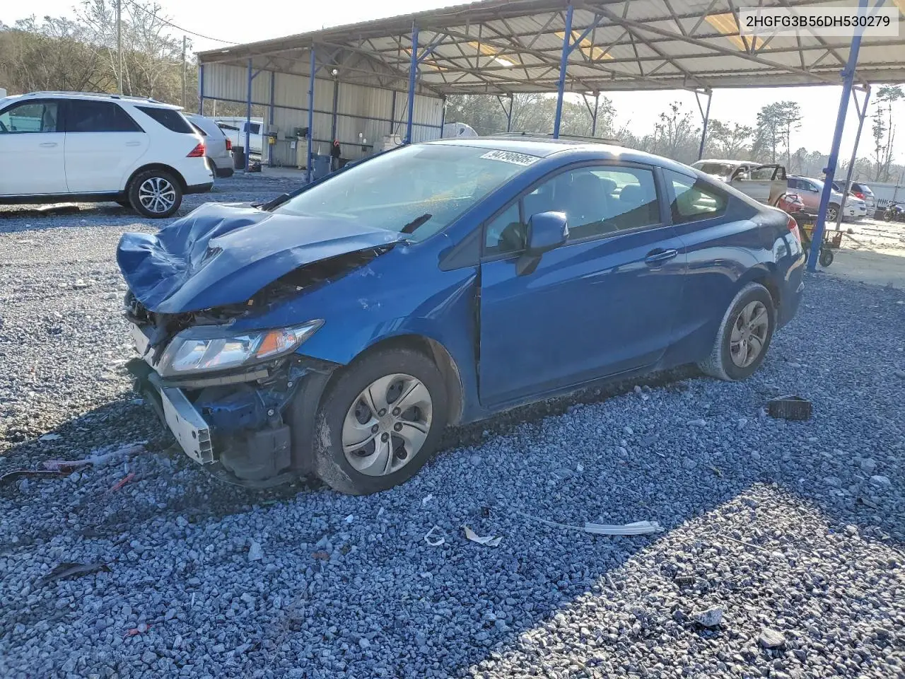 2HGFG3B56DH530279 2013 Honda Civic Lx