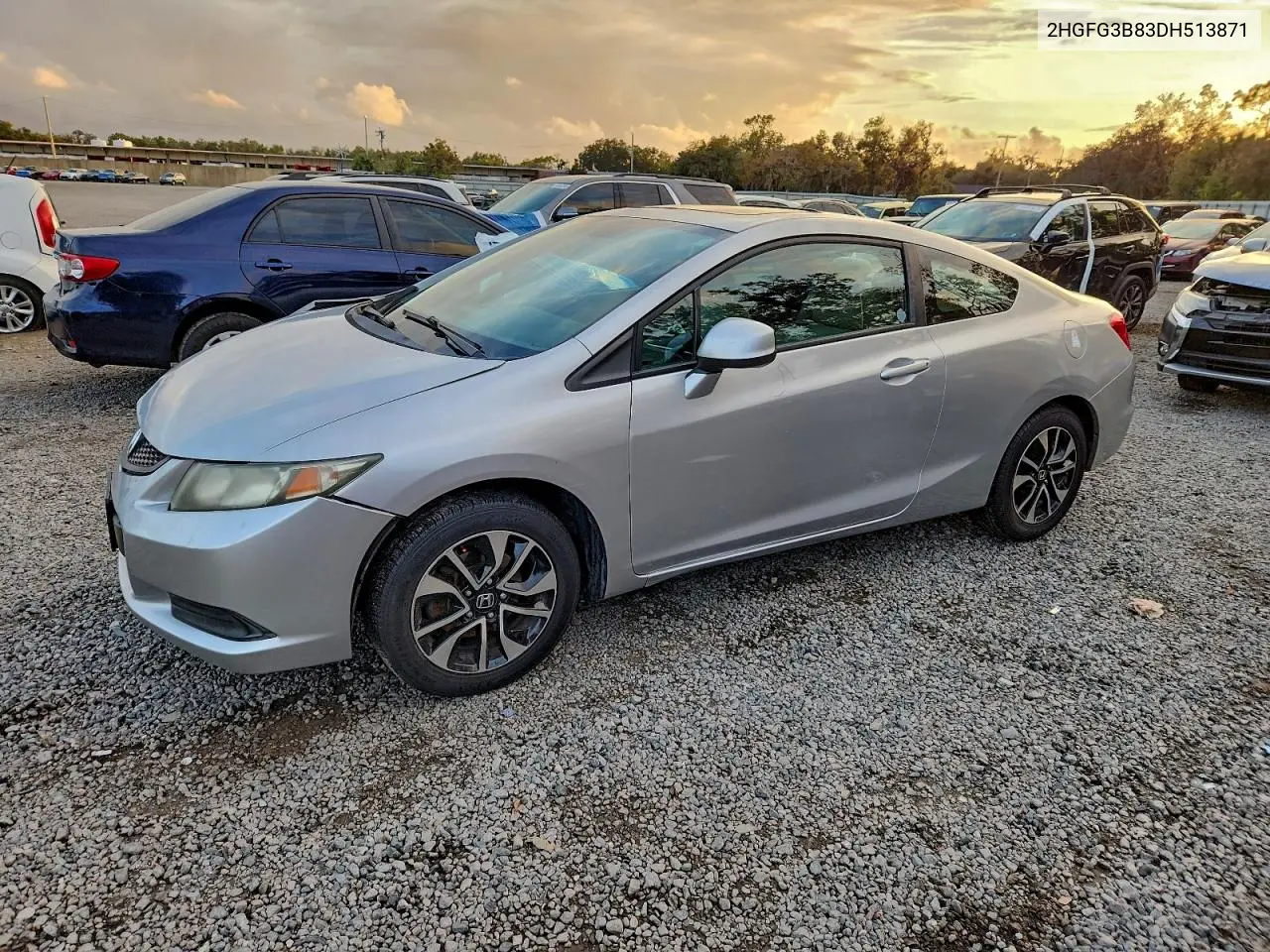 2HGFG3B83DH513871 2013 Honda Civic Ex