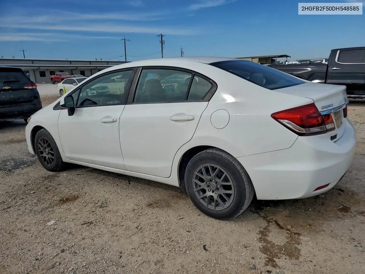 2HGFB2F50DH548585 2013 Honda Civic Lx