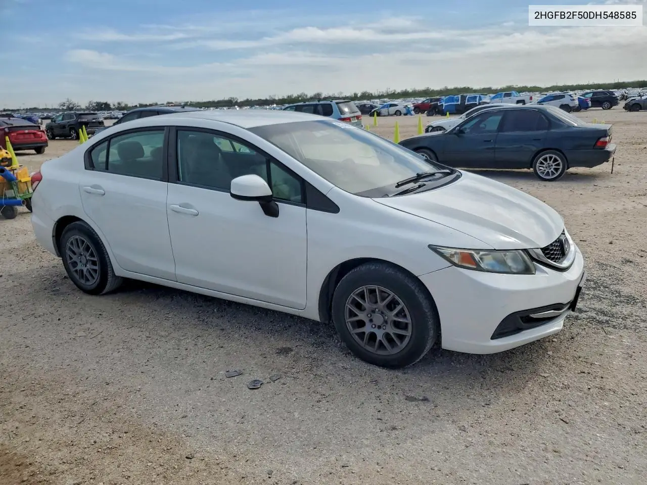 2HGFB2F50DH548585 2013 Honda Civic Lx