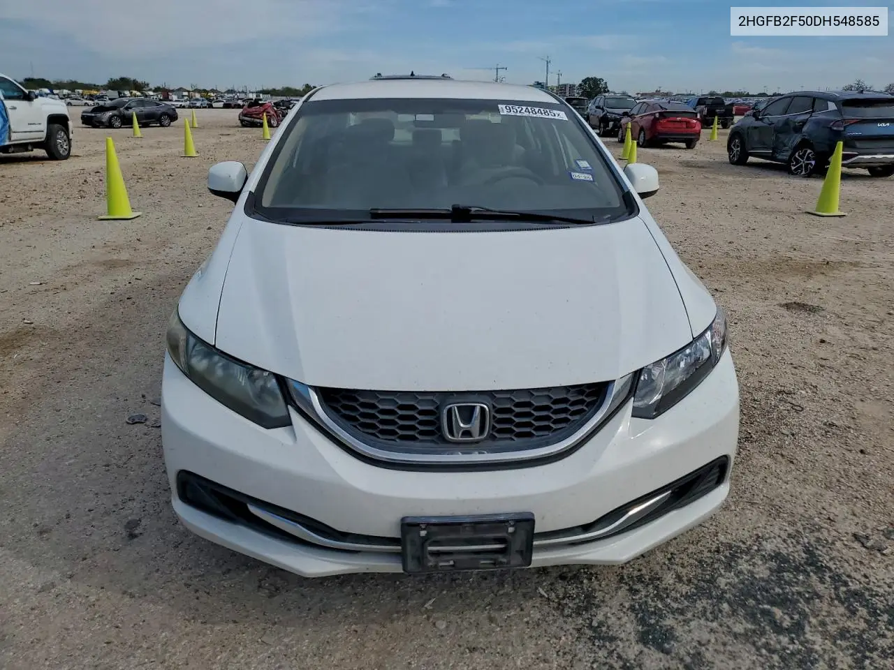 2HGFB2F50DH548585 2013 Honda Civic Lx