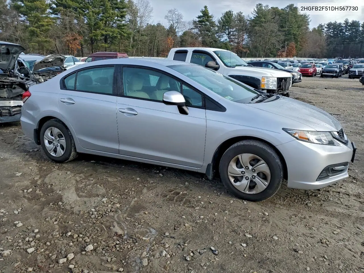 2HGFB2F51DH567730 2013 Honda Civic Lx