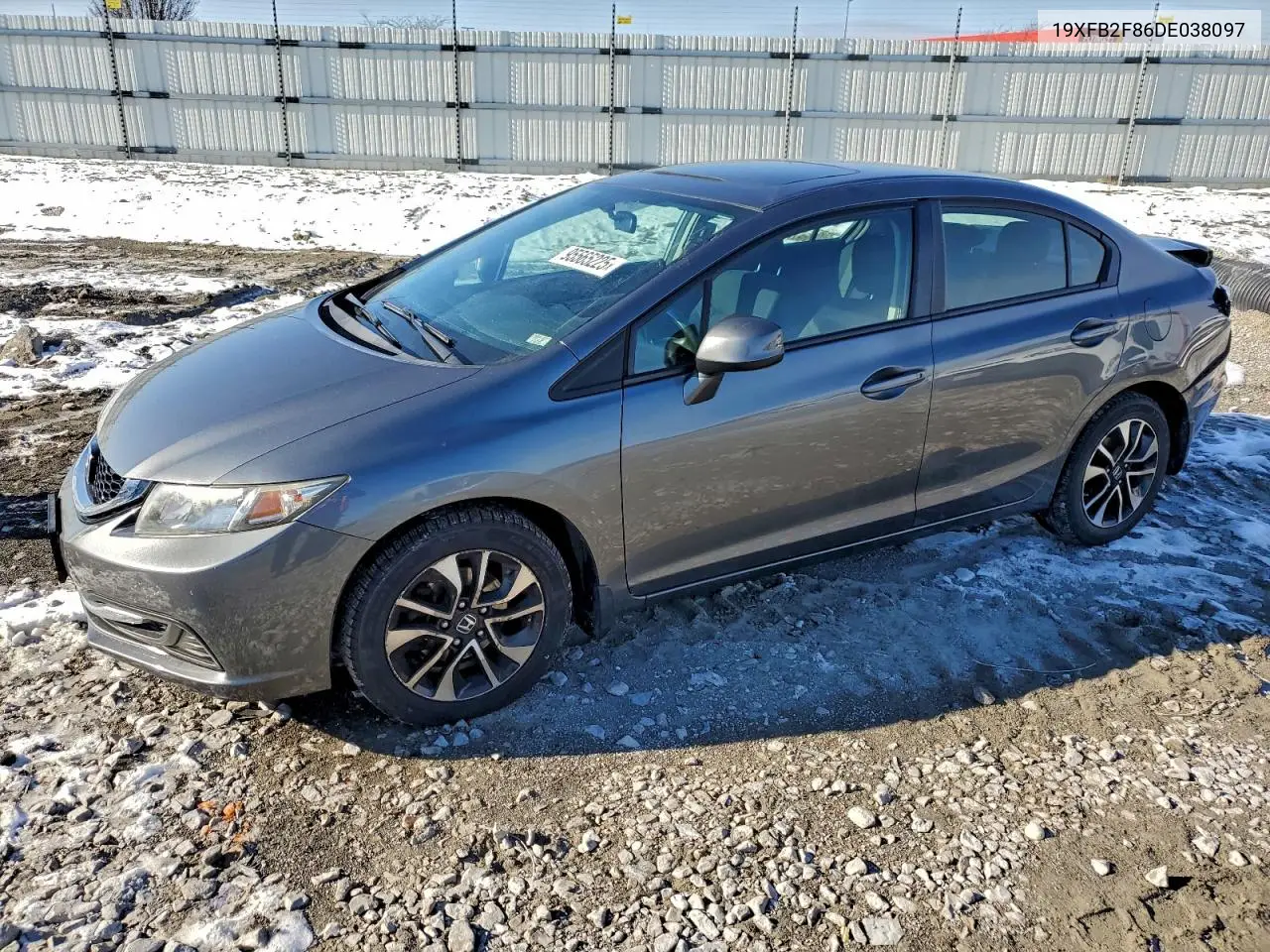 19XFB2F86DE038097 2013 Honda Civic Ex