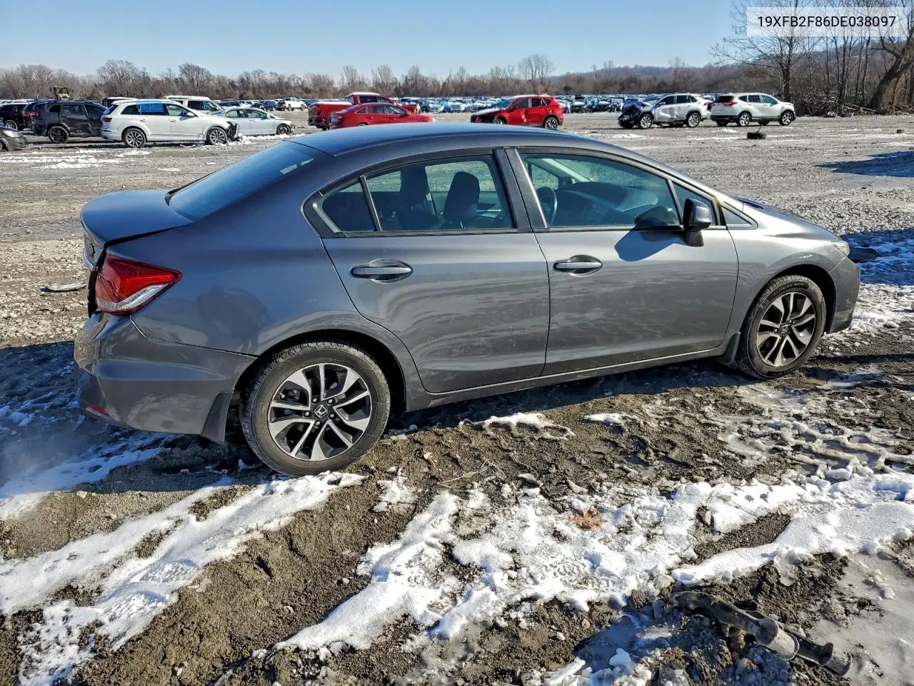 19XFB2F86DE038097 2013 Honda Civic Ex