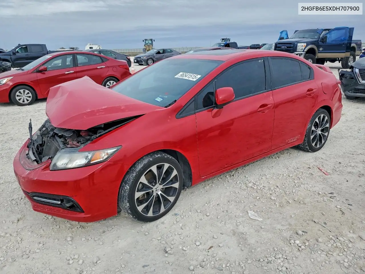 2HGFB6E5XDH707900 2013 Honda Civic Si