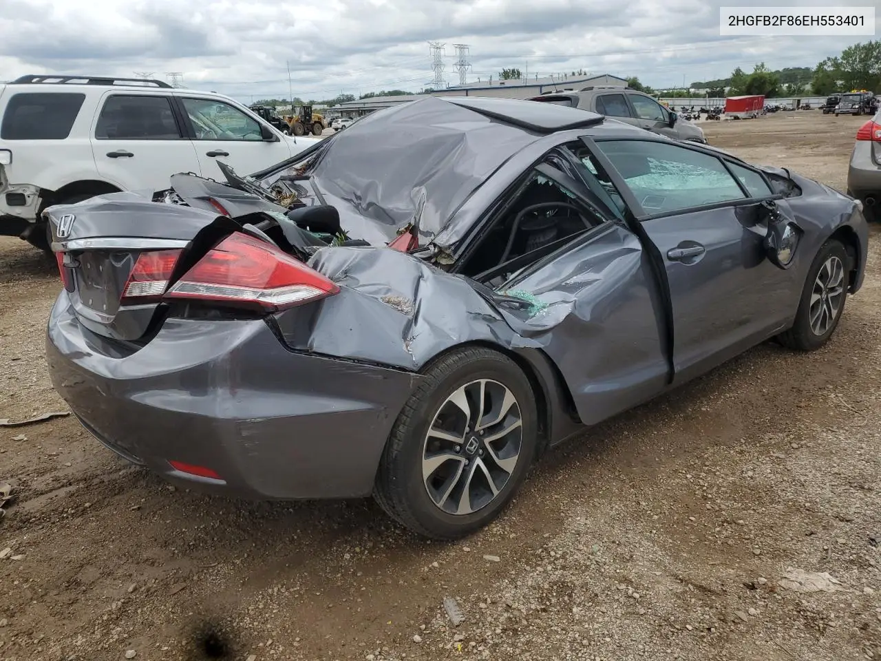 2HGFB2F86EH553401 2014 Honda Civic Ex