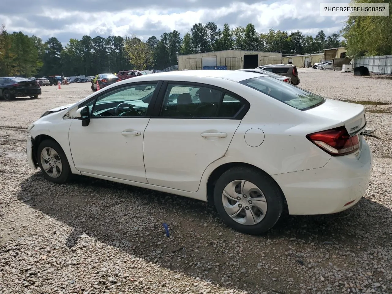 2HGFB2F58EH500852 2014 Honda Civic Lx