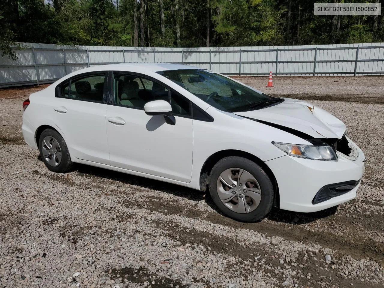 2HGFB2F58EH500852 2014 Honda Civic Lx