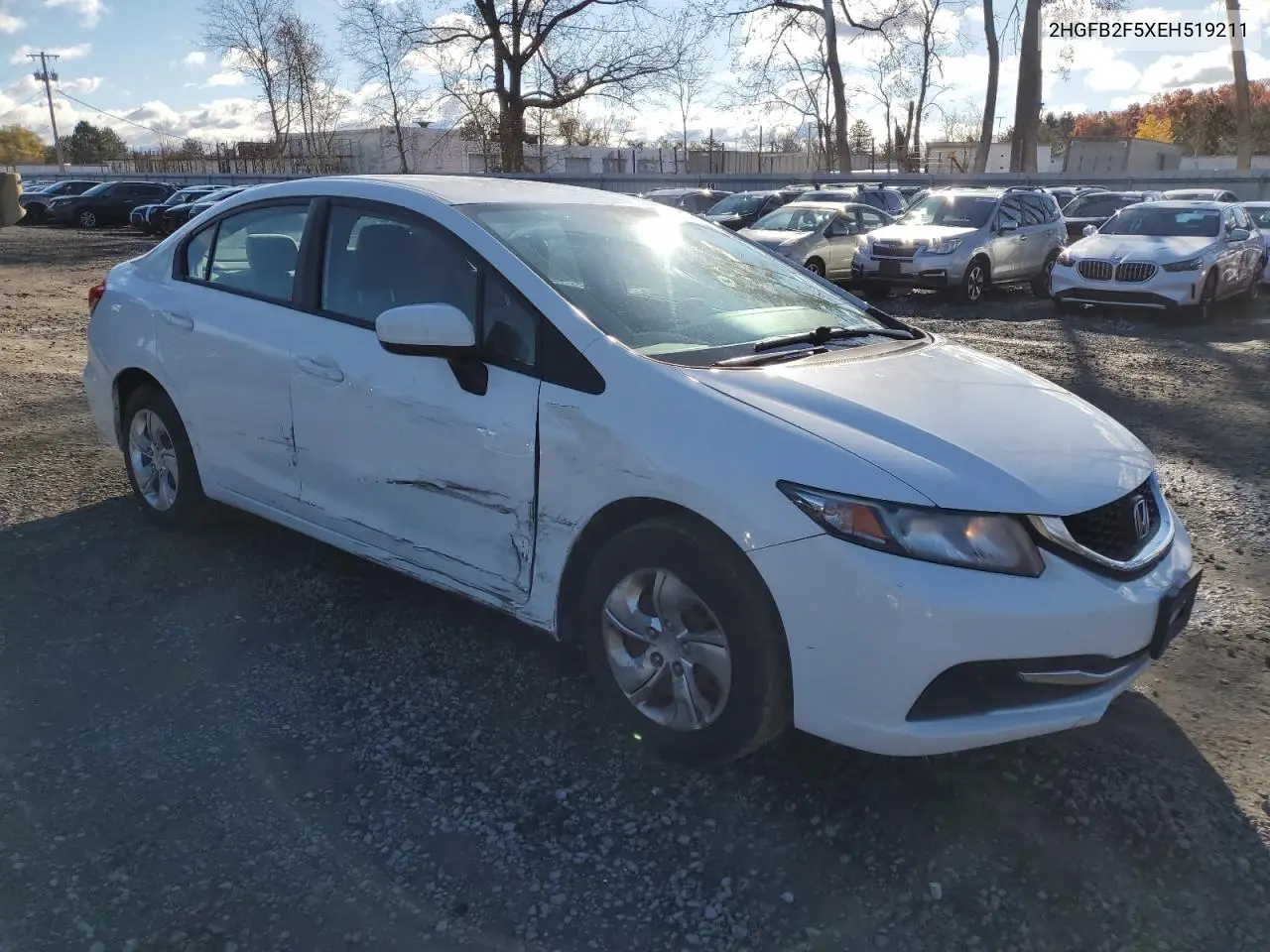 2HGFB2F5XEH519211 2014 Honda Civic Lx