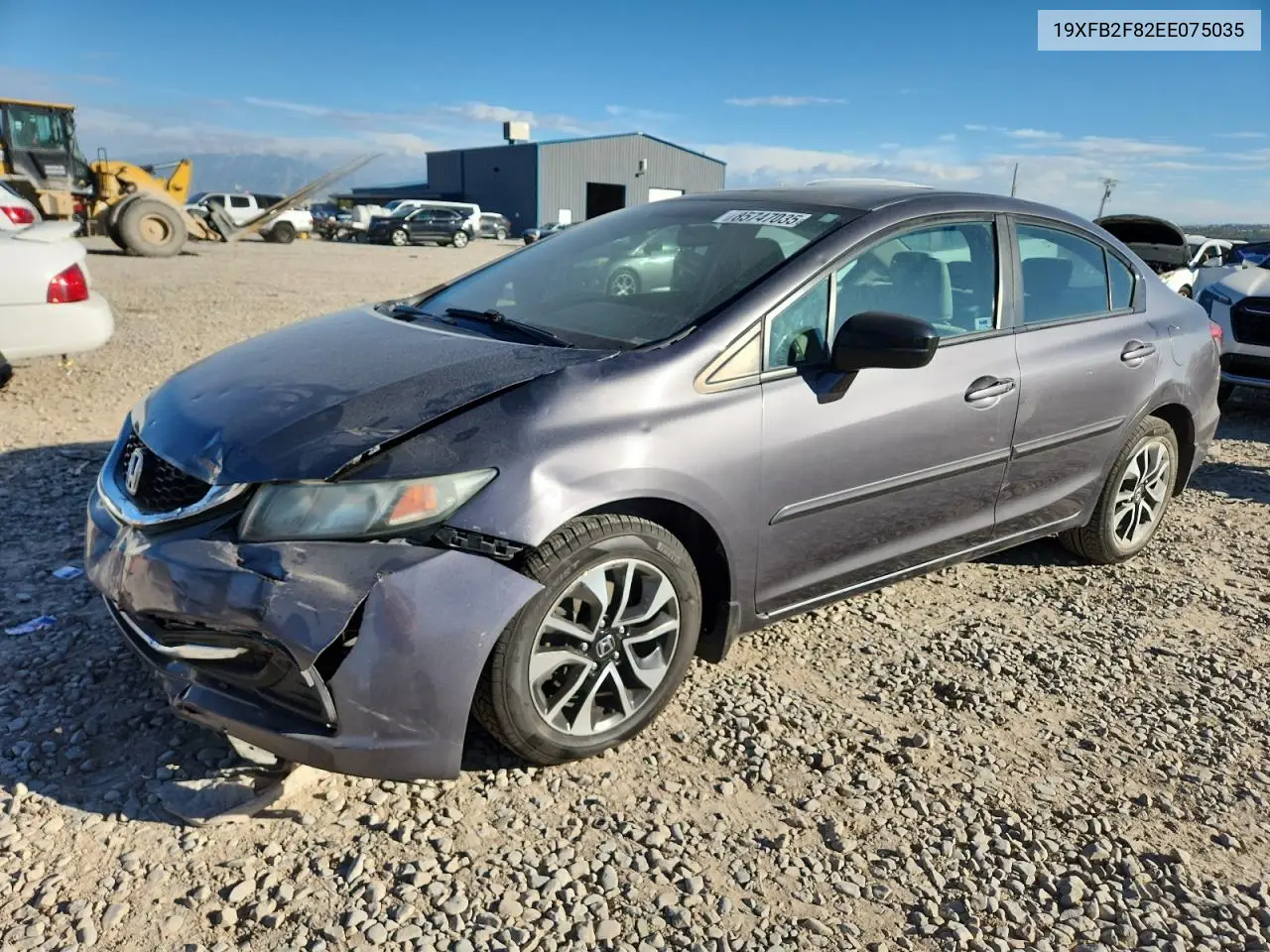 19XFB2F82EE075035 2014 Honda Civic Ex