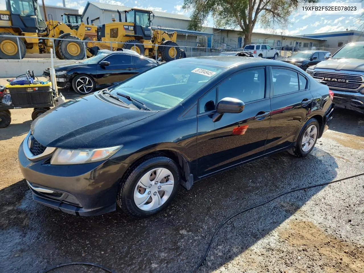 19XFB2F52EE078023 2014 Honda Civic Lx