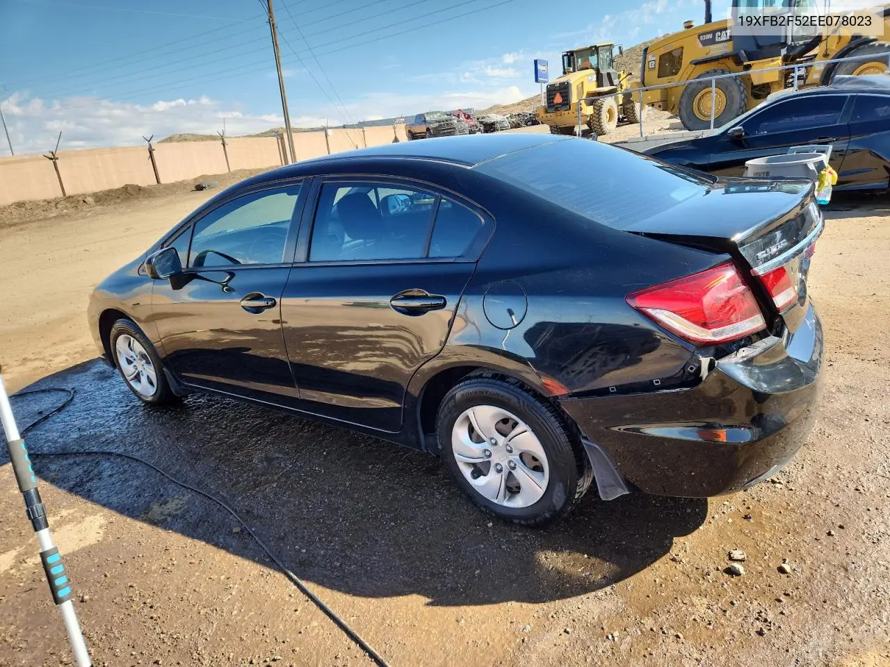 19XFB2F52EE078023 2014 Honda Civic Lx
