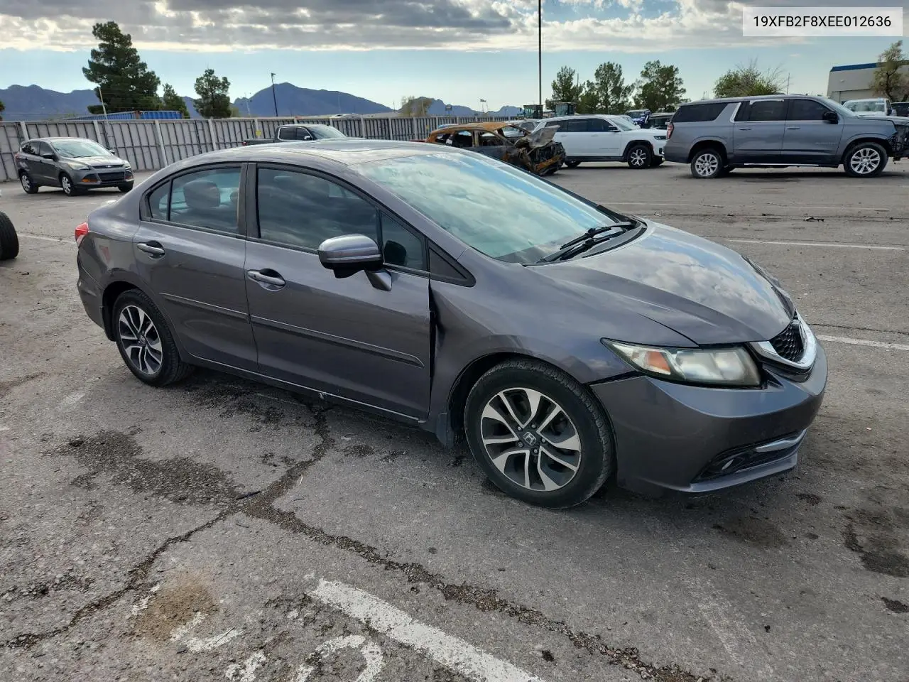 19XFB2F8XEE012636 2014 Honda Civic Ex