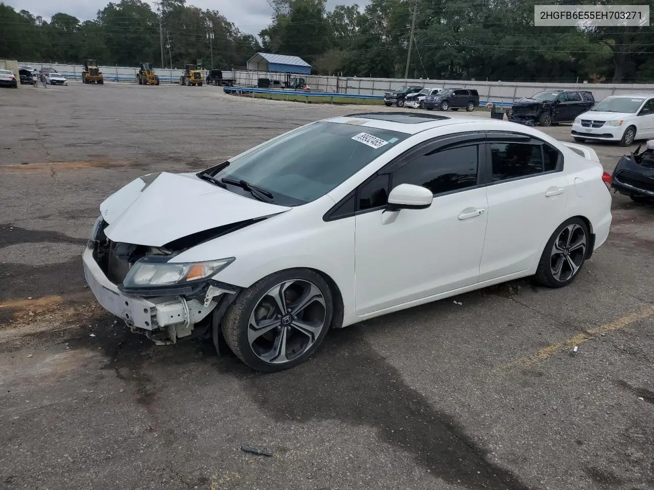 2HGFB6E55EH703271 2014 Honda Civic Si