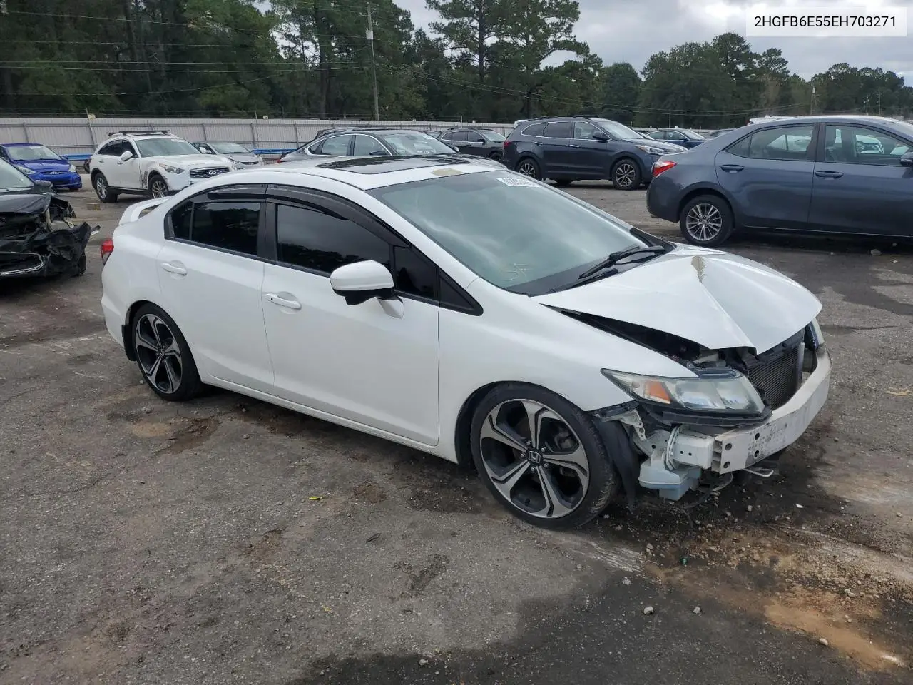 2HGFB6E55EH703271 2014 Honda Civic Si