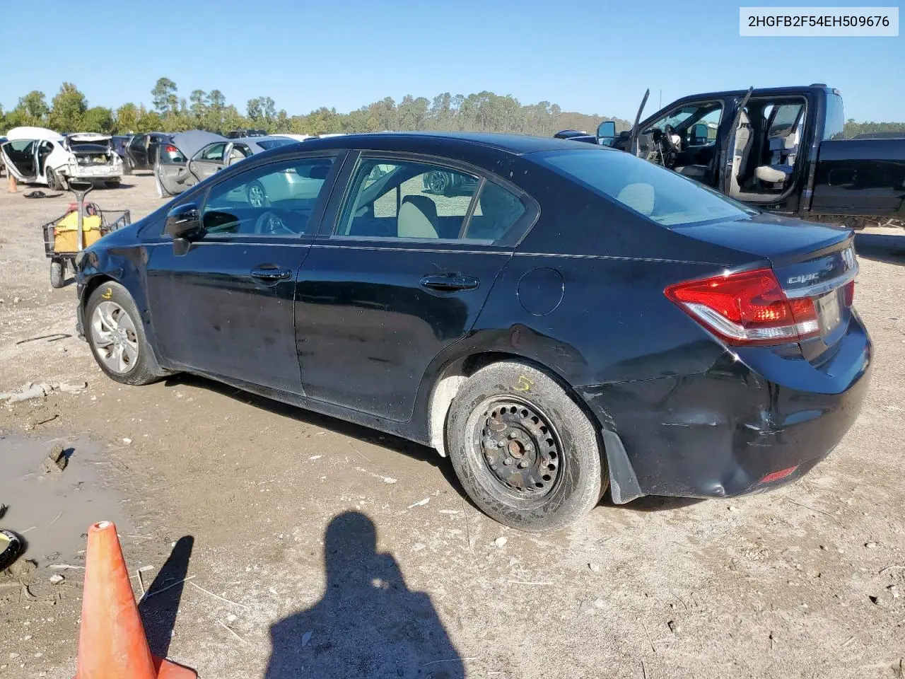 2HGFB2F54EH509676 2014 Honda Civic Lx