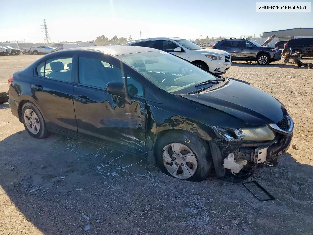 2HGFB2F54EH509676 2014 Honda Civic Lx