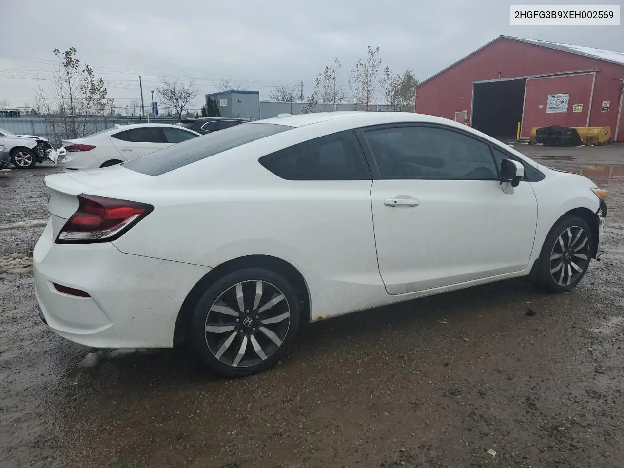 2HGFG3B9XEH002569 2014 Honda Civic Exl