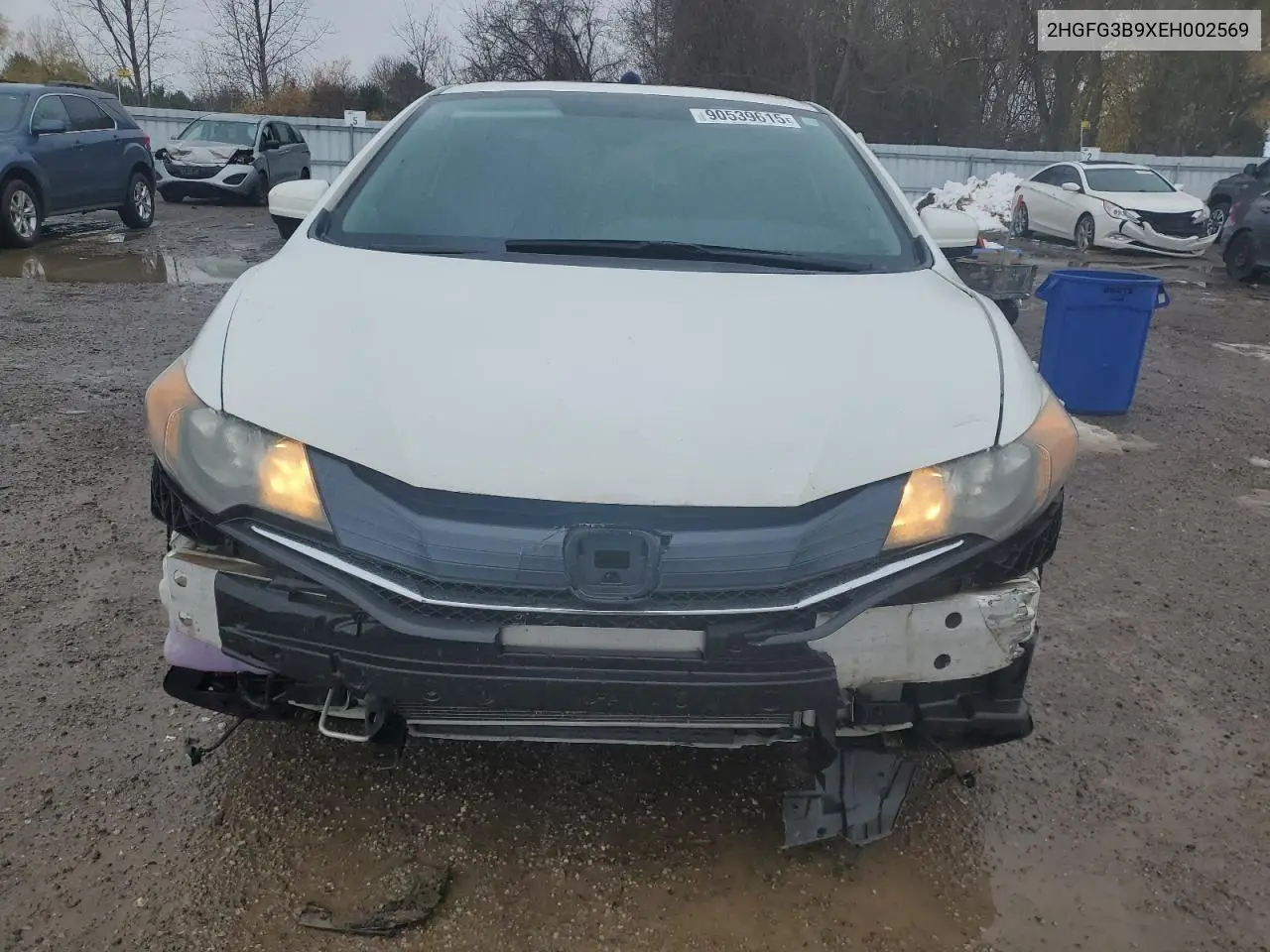 2HGFG3B9XEH002569 2014 Honda Civic Exl