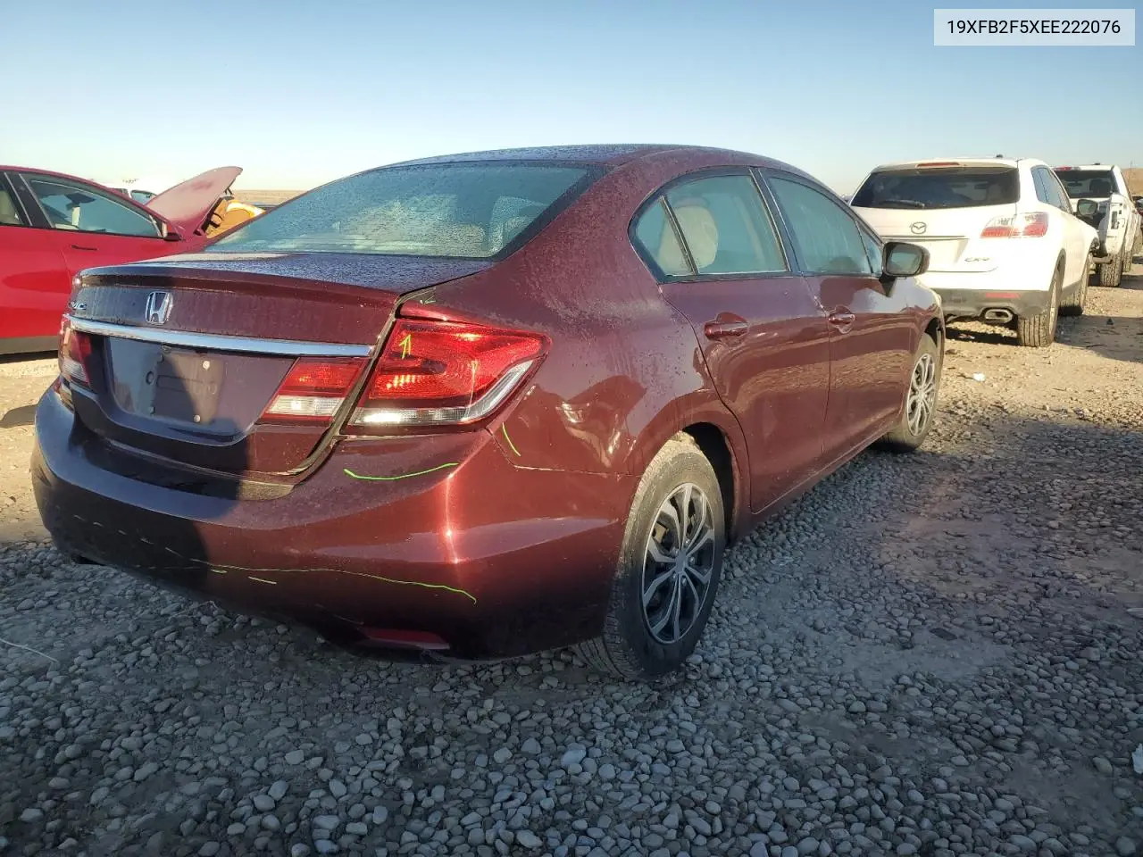 19XFB2F5XEE222076 2014 Honda Civic Lx