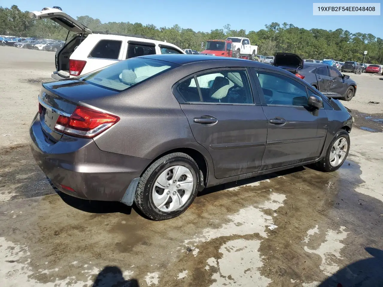 19XFB2F54EE048408 2014 Honda Civic Lx