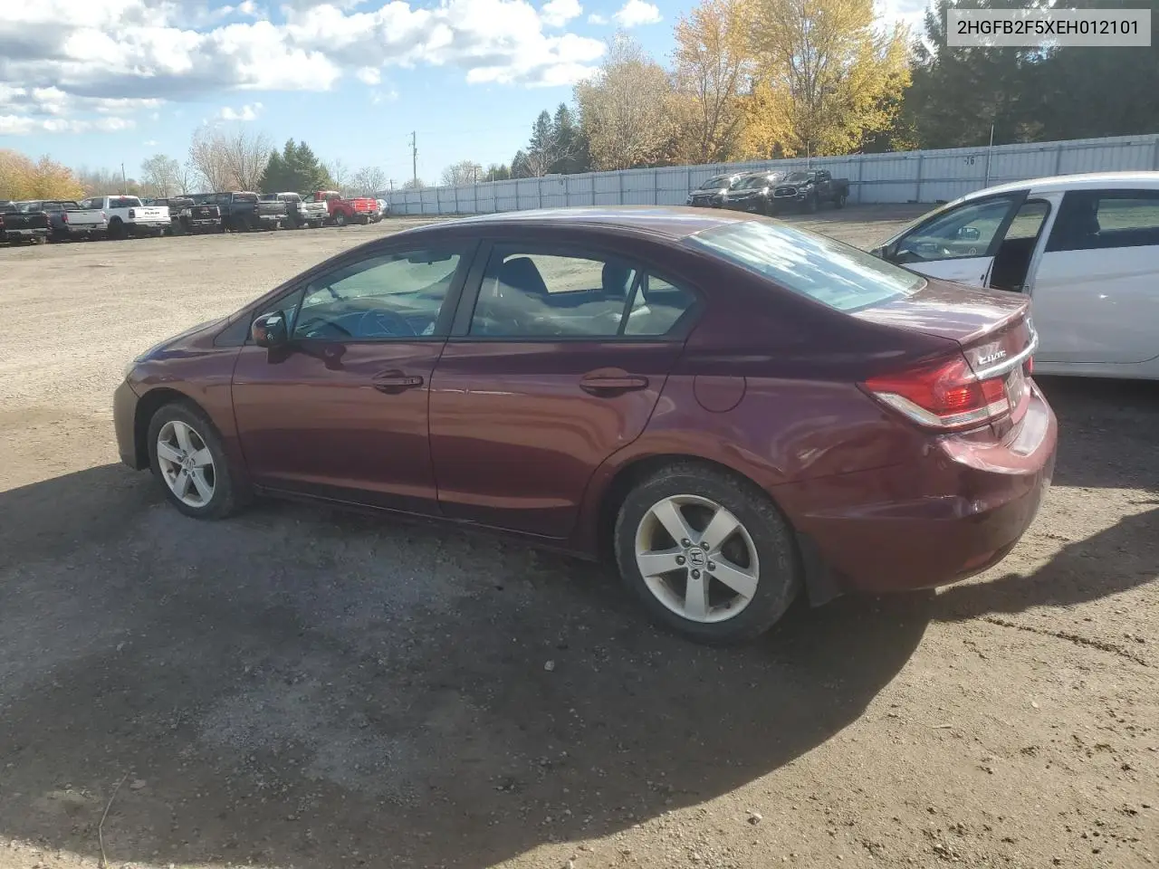 2HGFB2F5XEH012101 2014 Honda Civic Lx