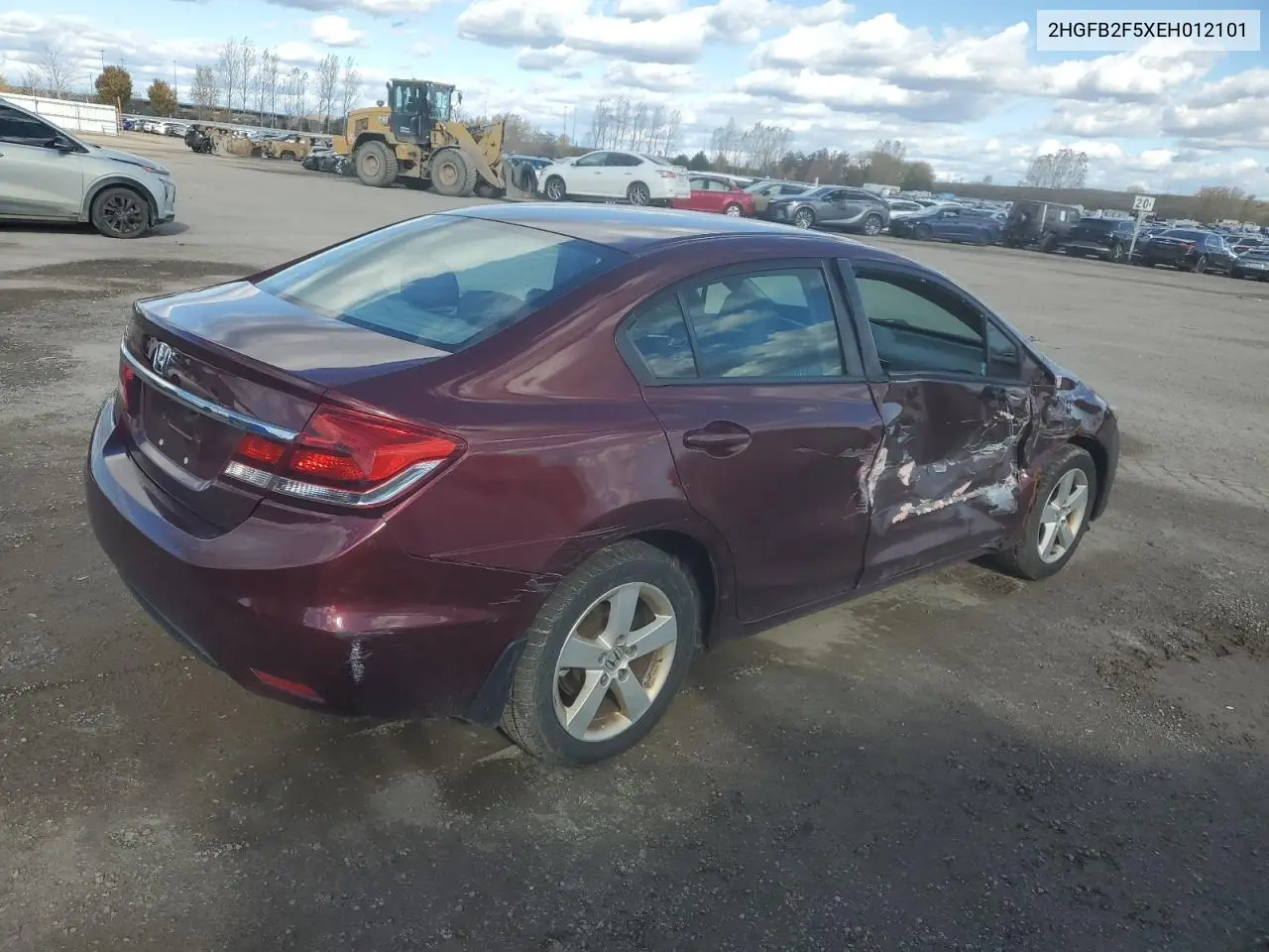 2HGFB2F5XEH012101 2014 Honda Civic Lx