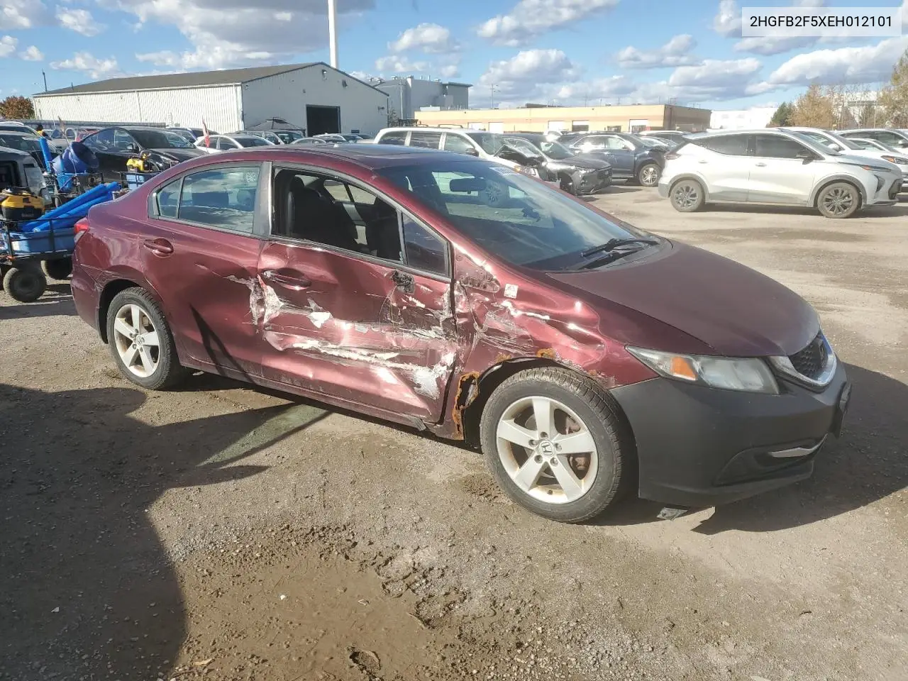 2HGFB2F5XEH012101 2014 Honda Civic Lx