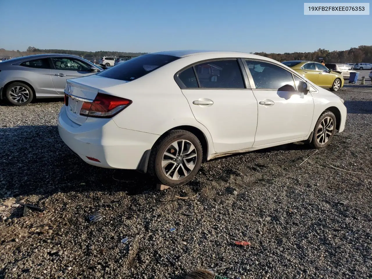 19XFB2F8XEE076353 2014 Honda Civic Ex