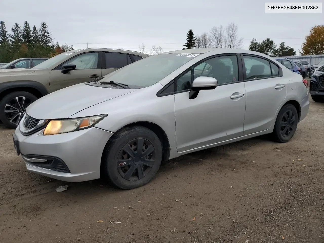 2HGFB2F48EH002352 2014 Honda Civic Lx