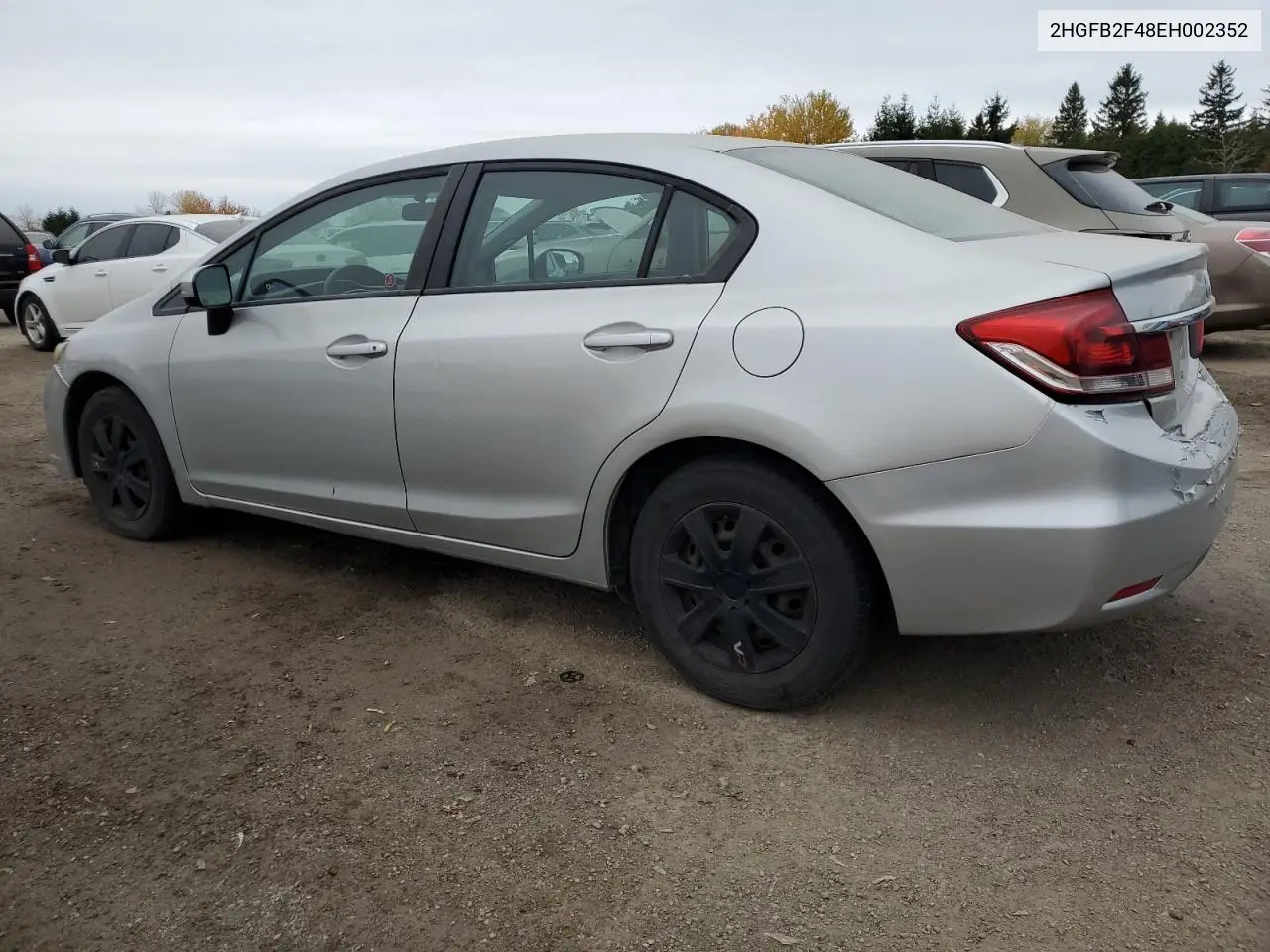 2HGFB2F48EH002352 2014 Honda Civic Lx