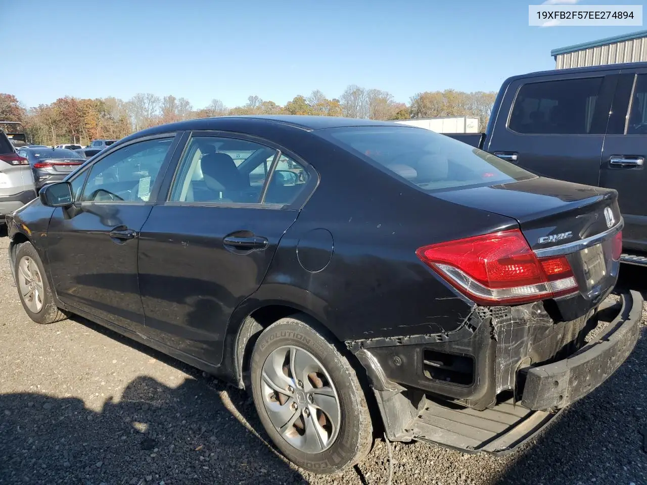 19XFB2F57EE274894 2014 Honda Civic Lx