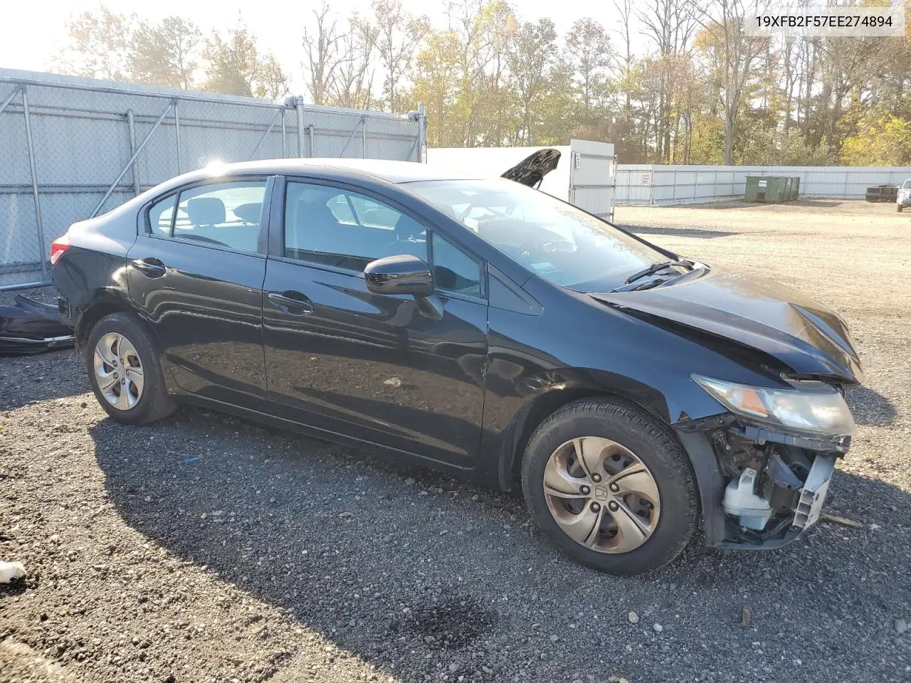 19XFB2F57EE274894 2014 Honda Civic Lx